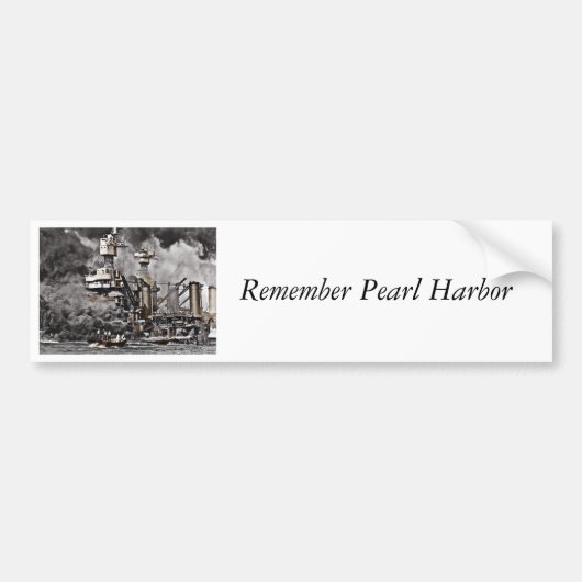 USS West Virginia Bumpersticker (Voorkant)