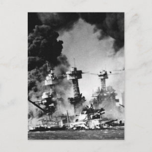 USS West Virginia op Pearl Harbour Briefkaart
