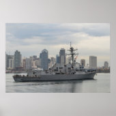 USS William P. Lawrence (DDG 110) Poster (Voorkant)