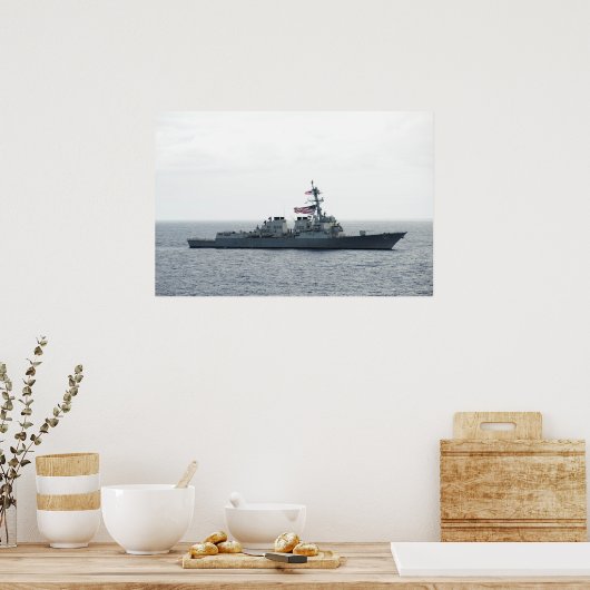 USS Winston S. Churchill (DDG 81) Poster (Keuken)