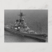 USS Wisconsin (BB-64) Briefkaart (Voorkant)