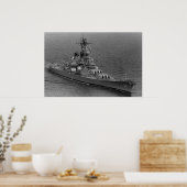USS Wisconsin (BB-64) Poster (Keuken)