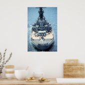 USS Wisconsin (BB-64) Poster (Keuken)