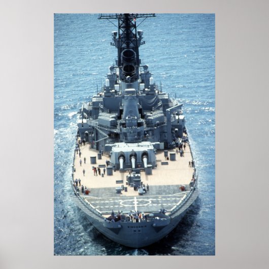 USS Wisconsin (BB-64) Poster (Voorkant)
