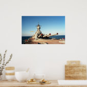 USS Wisconsin (BB-64) Poster (Keuken)