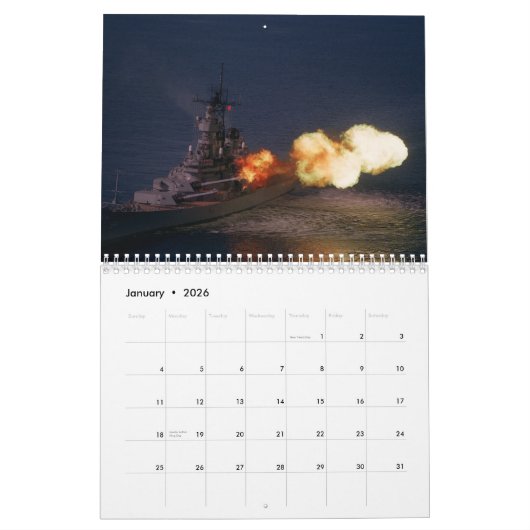 USS Wisconsin-kalender - 2013 Kalender (Jan 2026)