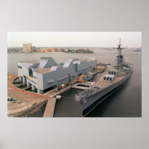 USS Wisconsin Poster