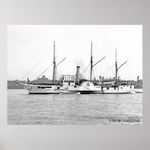 USS Wolverine Poster