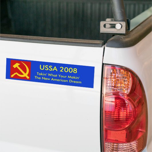 USSA 2008 - Gepersonaliseerd Bumpersticker (Op Truck)