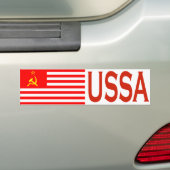 USSA-Bumpersticker Bumpersticker (Op auto)