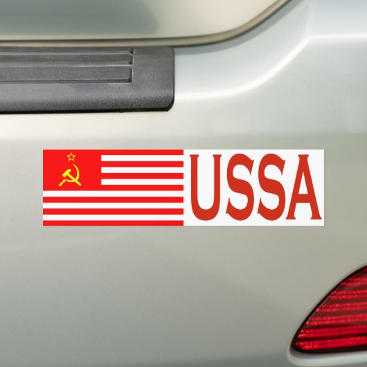 USSA-Bumpersticker Bumpersticker (Op auto)