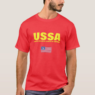 USSA - VERENIGDE SOCIALISTISCHE STATEN VAN AMERIKA T-SHIRT