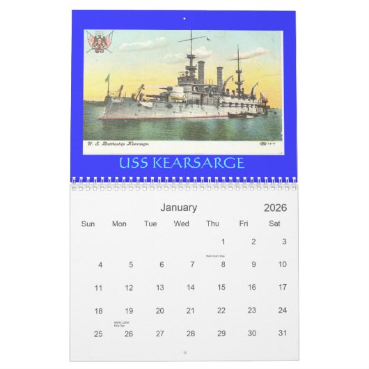 ussconnecticutspeed, GREAT WHITE FLEET, 2009 Ca.. Kalender (Jan 2026)