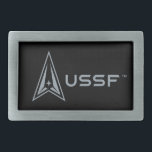 USSF | Verenigde Staten Space Force Gesp<br><div class="desc">De United States Space Force is de afdeling ruimtevaartdiensten van de Amerikaanse luchtmacht. Koop officieel erkende Amerikaanse Space Force logo-producten op Zazzle! Personaliseer me door jouw naam of douanetekst toe te voegen!</div>