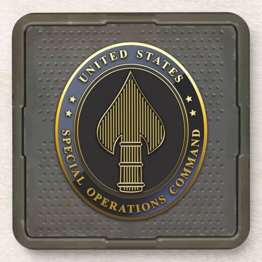 USSOCOM Emblem Bier Onderzetter (Voorkant)