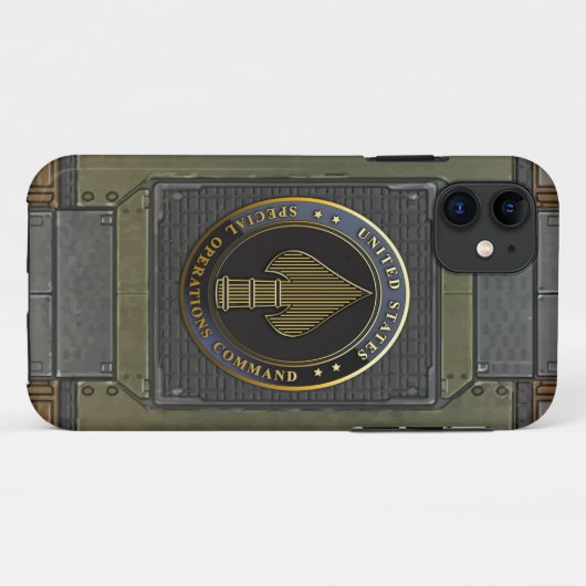 USSOCOM Emblem Case-Mate iPhone Case (Achterkant (horizontaal))