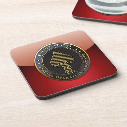 USSOCOM Emblem Drankjes Onderzetter (Linkerzijde)