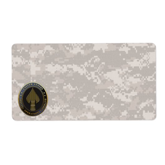 USSOCOM Emblem Etiket (Voorkant)