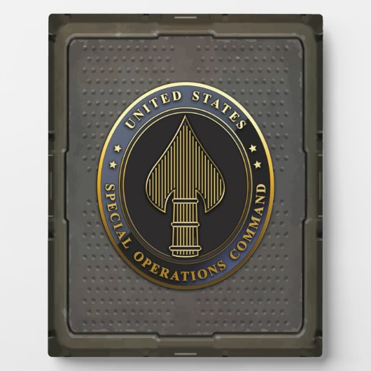 USSOCOM Emblem Fotoplaat (Voorkant)