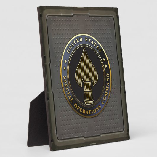 USSOCOM Emblem Fotoplaat (Zijkant)