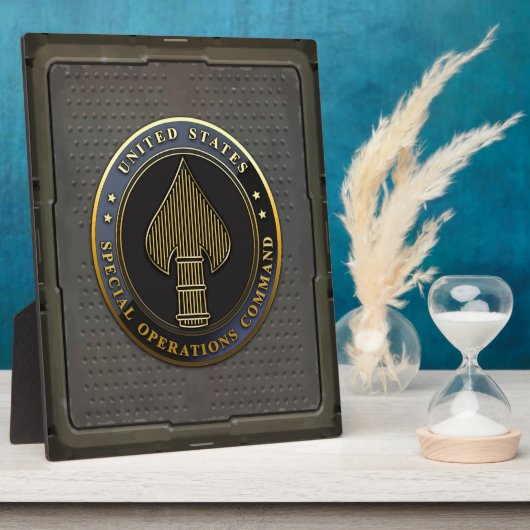 USSOCOM Emblem Fotoplaat (Zijkant)