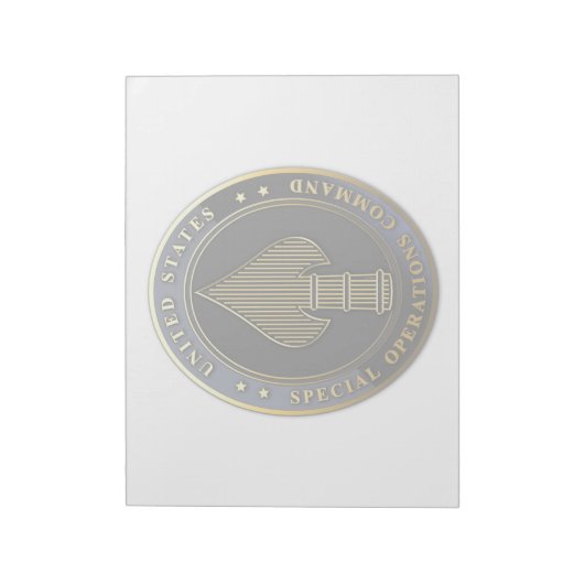 USSOCOM Emblem Notitieblok (Linkerzijde)