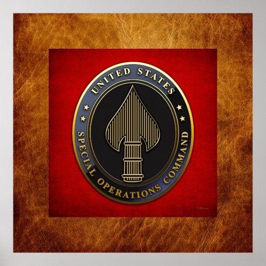 USSOCOM Emblem Poster (Voorkant)