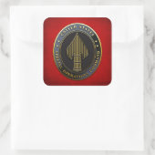 USSOCOM Emblem Vierkante Sticker (Tas)