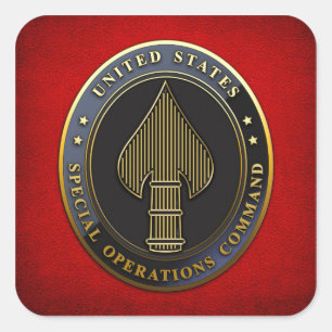 USSOCOM Emblem Vierkante Sticker