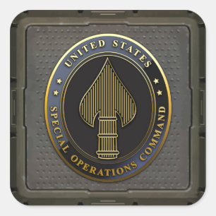 USSOCOM Emblem Vierkante Sticker