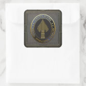 USSOCOM Emblem Vierkante Sticker (Tas)