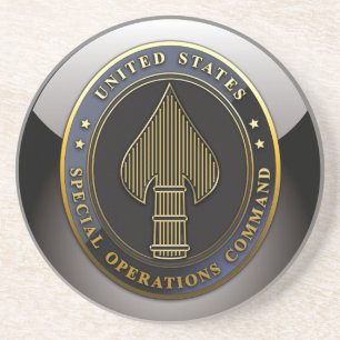 USSOCOM Emblem Zandsteen Onderzetter