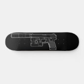 USSOCOM MARK 23 Black Skateboard (Horizontaal)