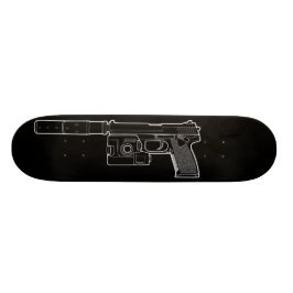 USSOCOM MARK 23 Black Skateboard