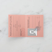 USSR 1991 Paspoort Kaart (Binnen)