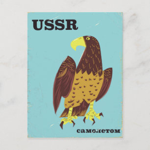 USSR Adelaar vintage reisposter Briefkaart