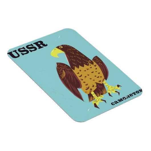 USSR Adelaar vintage reisposter Magneet (Rechterzijde)