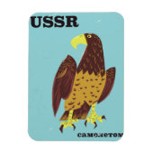 USSR Adelaar vintage reisposter Magneet (Verticaal)