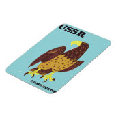 USSR Adelaar vintage reisposter Magneet (Linkerzijde)