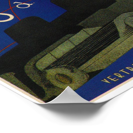 USSR Besuchet Train Poster (Hoek)