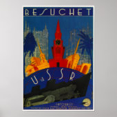 USSR Besuchet Train Poster (Voorkant)