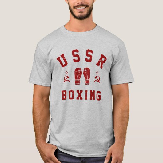 USSR Boksen T-shirt (Voorkant)