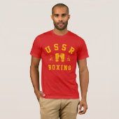 USSR Boksen T-shirt (Voorkant volledig)