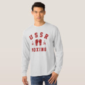 USSR Boksen T-shirt (Voorkant volledig)