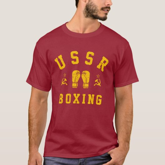 USSR Boksen T-shirt (Voorkant)