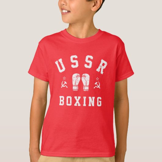 USSR Boxing T-shirt (Voorkant)
