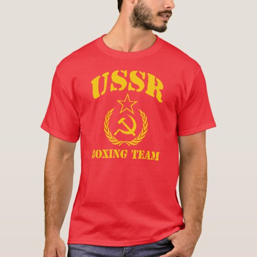 USSR Boxing Team T-shirt (Voorkant)