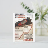 USSR CCCP Propaganda-Posters uit de Koude Oorlog S Briefkaart (Staand voorkant)