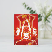 USSR CCCP Propaganda-Posters uit de Koude Oorlog S Briefkaart (Staand voorkant)