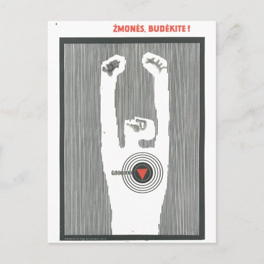 USSR CCCP Propaganda-Posters uit de Koude Oorlog S Briefkaart (Voorkant)